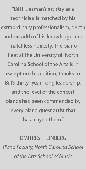 Huesman Piano endorsement